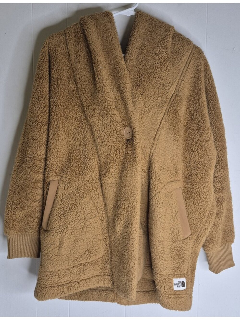 The North Face Campshire Sherpa Fleece Cedar Brown Oversize Coat Jacket XS-S